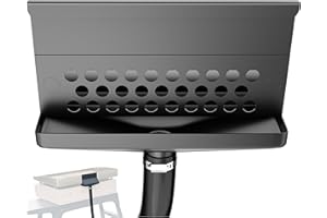 LIMECARE Upgraded Grease Catcher and Grease Gate for Blackstone Griddle, Rear Grease Drainage Funnel for Blackstone, Blackstone Accessory, Customized Large Grease Capacity, Liners Free, Black