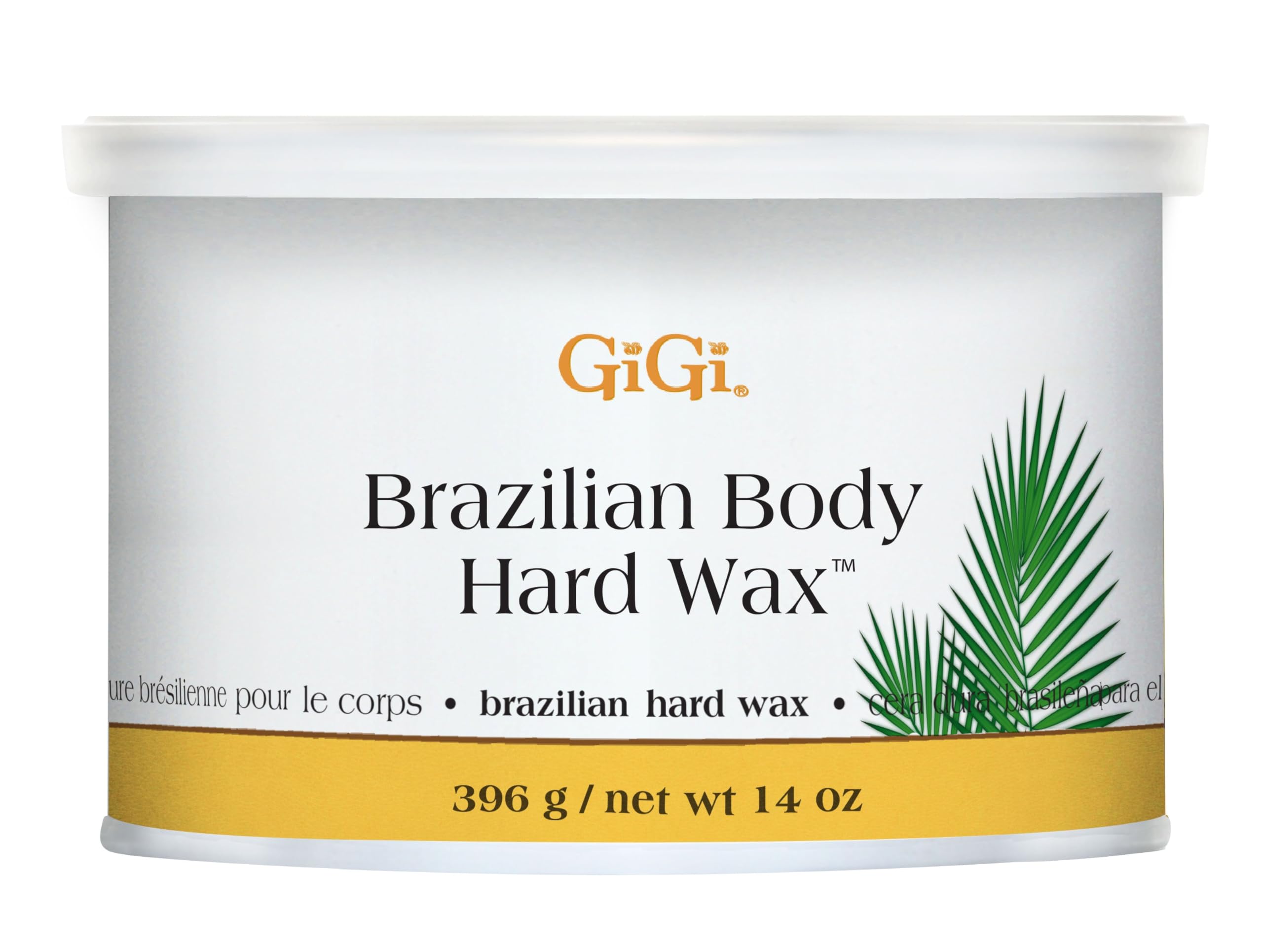 GiGi Brazilian Body Hard Wax A Non-Strip Formula for Sensitive and Delicate Areas 396g
