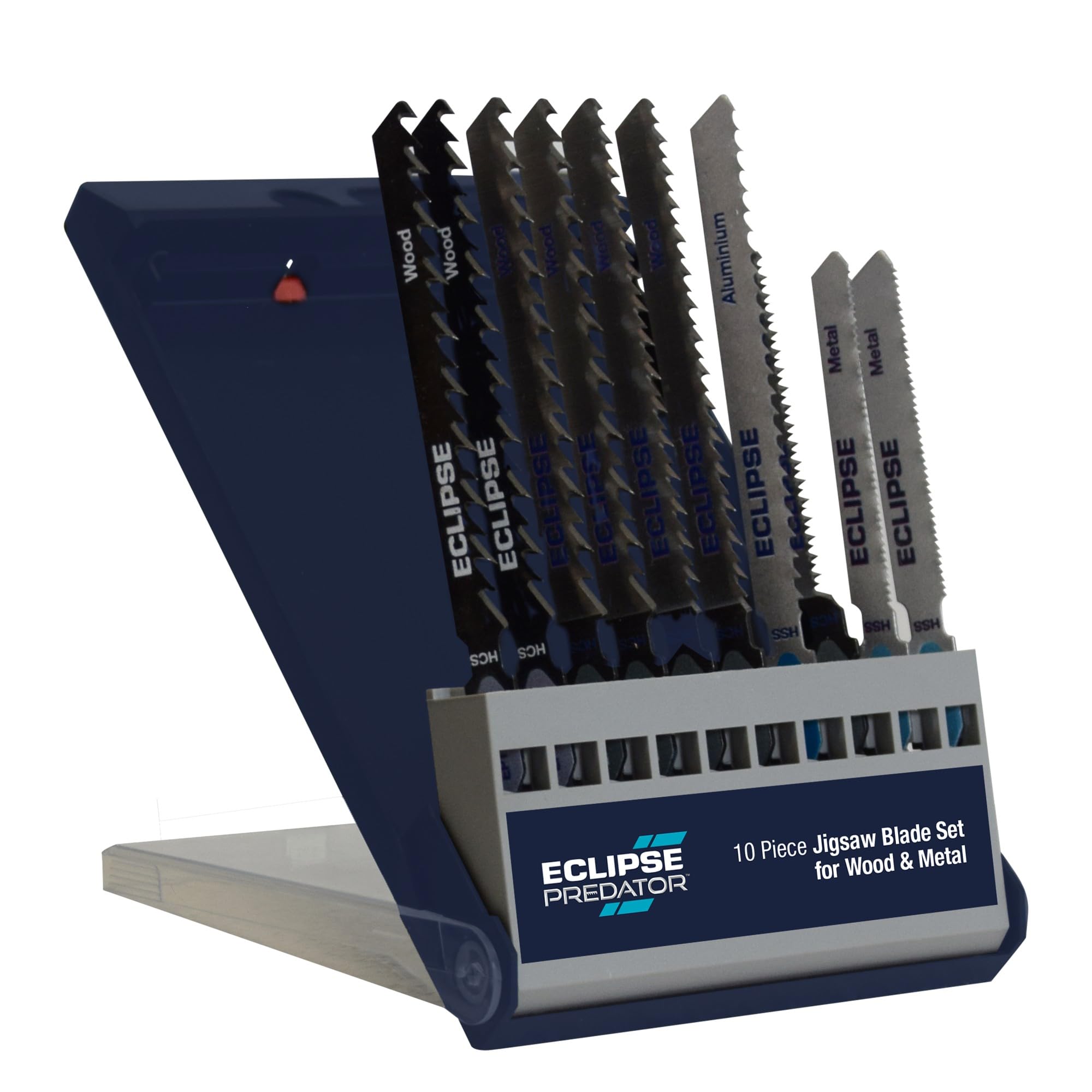 Eclipse Professional Tools EPT-WM10 10 Piece Jigsaw Blade Set for Wood & Metal Cutting