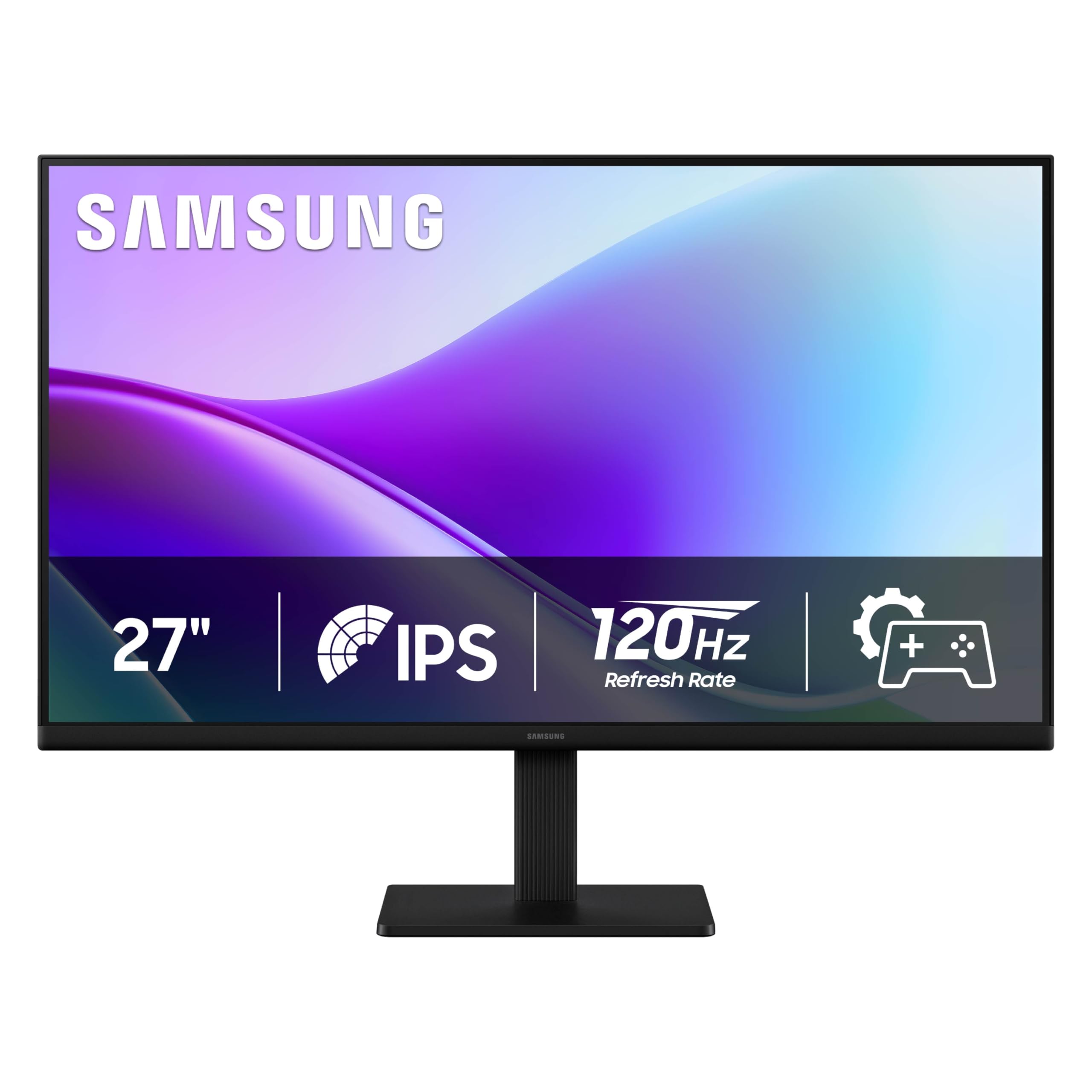 Photo 1 of Samsung 27" S3 (S32GF) FHD High Resolution 120Hz Monitor with IPS Panel, Flicker Free, Eye Saver Mode, LS27F320GANXZA, 2025