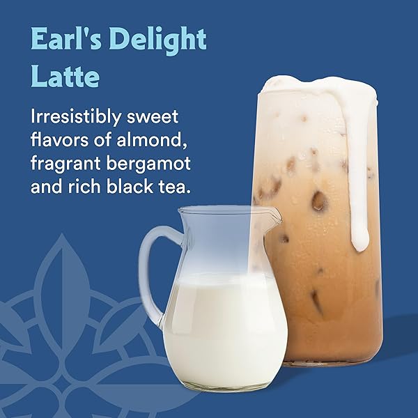 STASH EARL’S DELIGHT LATTE – DAIRY FREE PLANT BASED BLACK TEA CONCENTRATE – CAFFEINATED – 32 FL OZ, 5 SERVINGS