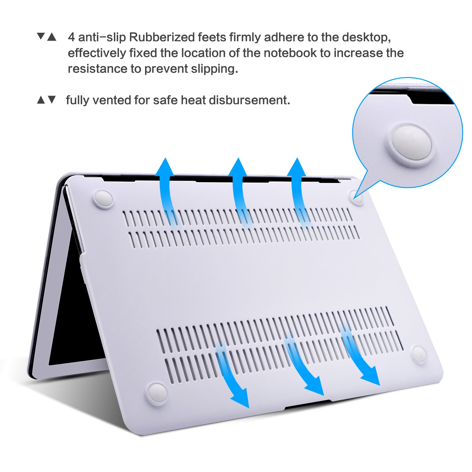 EGONE Hard Plastic Protective Case Soft-Touch For Apple Macbook Air 13 Inch Model A1369 And A1466(2012-1017), Goose