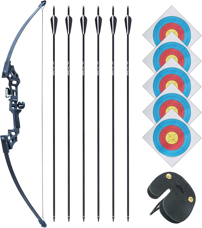 YW Bogenschießen Bögen für die Jagd 30 lbs 40 lbs Recurve Pfeil und Bogen Set für Erwachsene