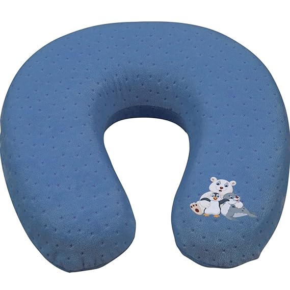 Ergonomische Nackenrolle Reisekissen (BLAU)