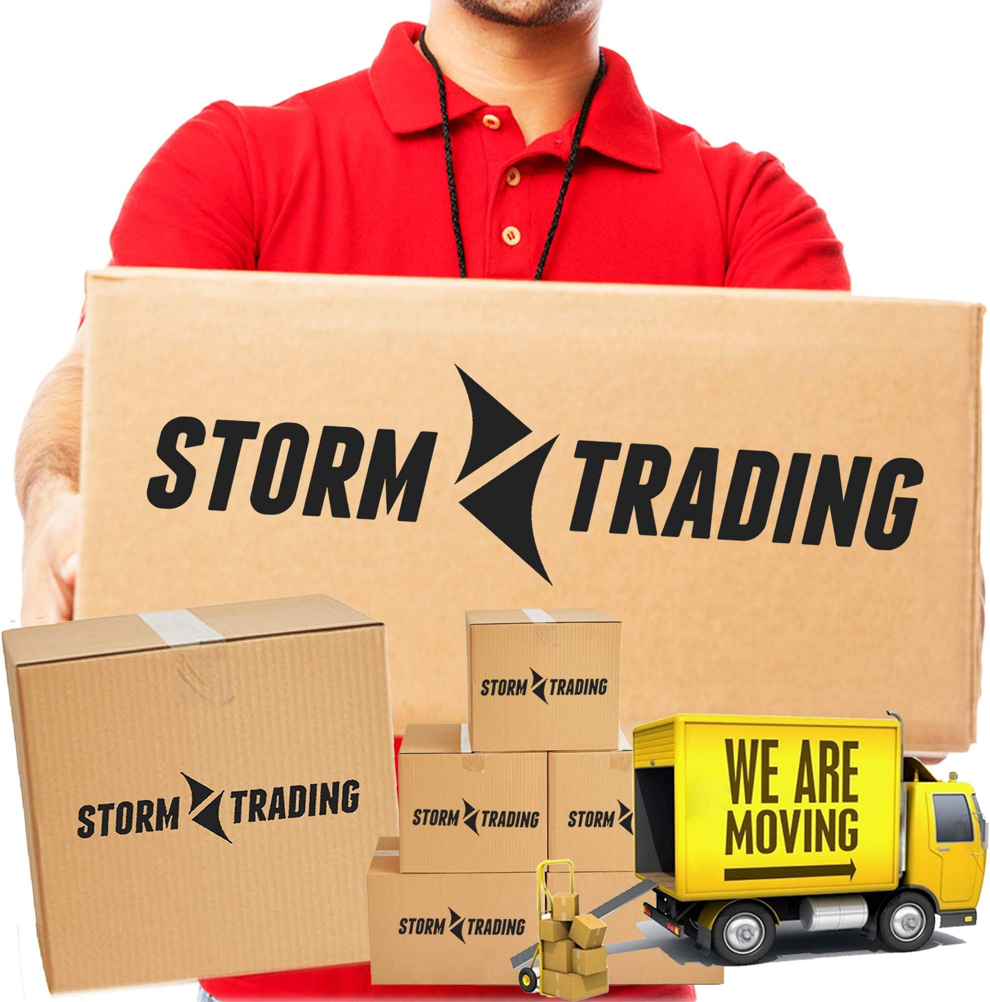 Heavy Duty Extra Large Double Wall Cardboard Box with Handles 35 x 35 x 55 cm, Cardboard Moving Boxes, 67 Litre Pack of 10