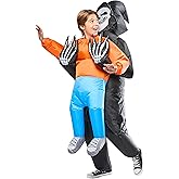 Rubies Grim Reaper Abduction Inflatable Costume for Kids, Unisex One Size