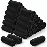Juexica 36 Pieces 50 x 60 Inch Black Fleece Throw Blankets Bulk Warm Polyester Soft Cozy Blanket for Wedding Guests, Homeless, Outdoor, Couch, Bed, Office, Pet & Travel