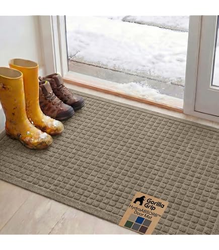 Amazon.com: GORILLA GRIP Dirt Grabber Door Mat Durable Mesh for