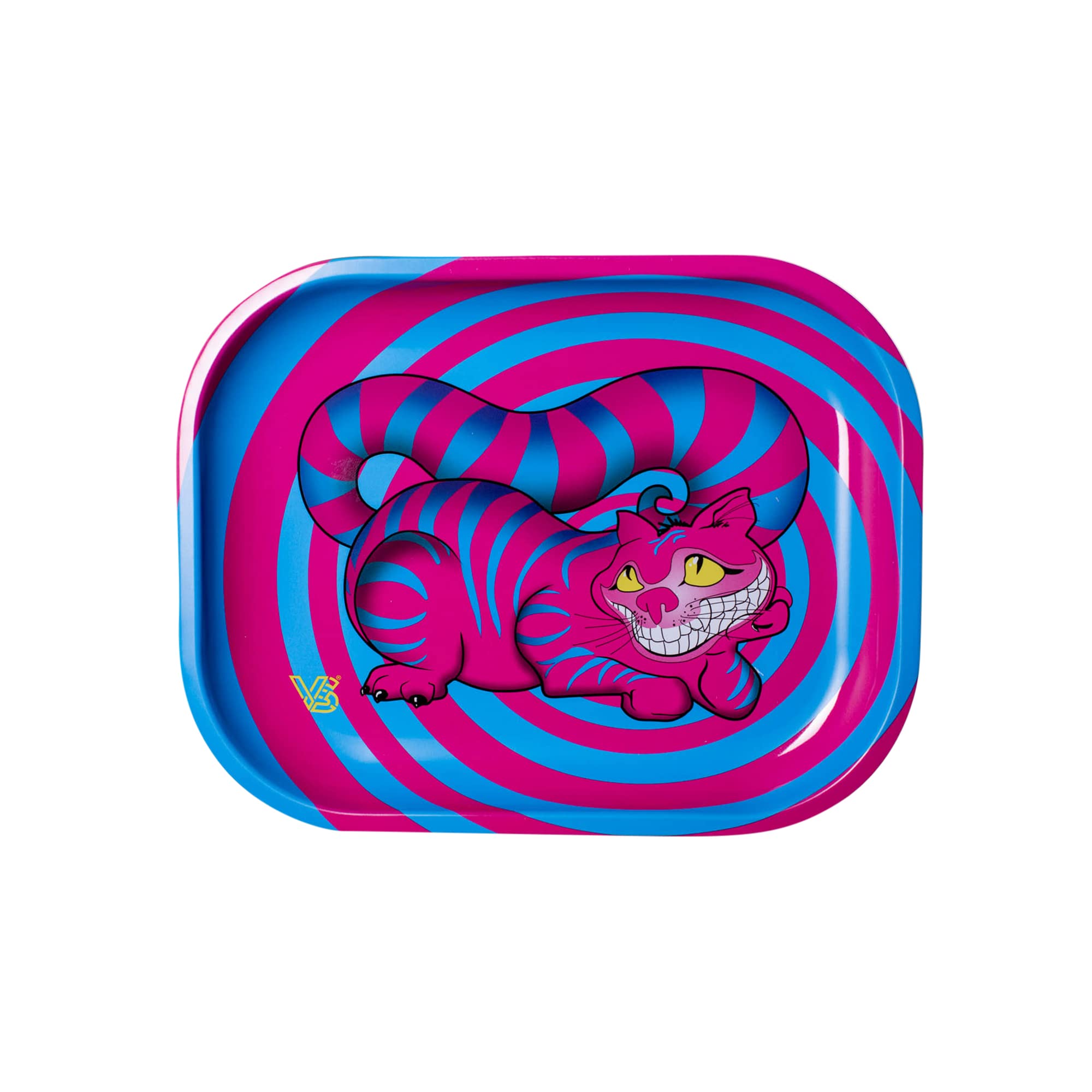 V Syndicate Metal Tray - 10.5 x 6.5 x 1 Inches - High Resolution Anime Printing - Durable and Stylish Cartoon Tray (Small, Seshigher Cat)