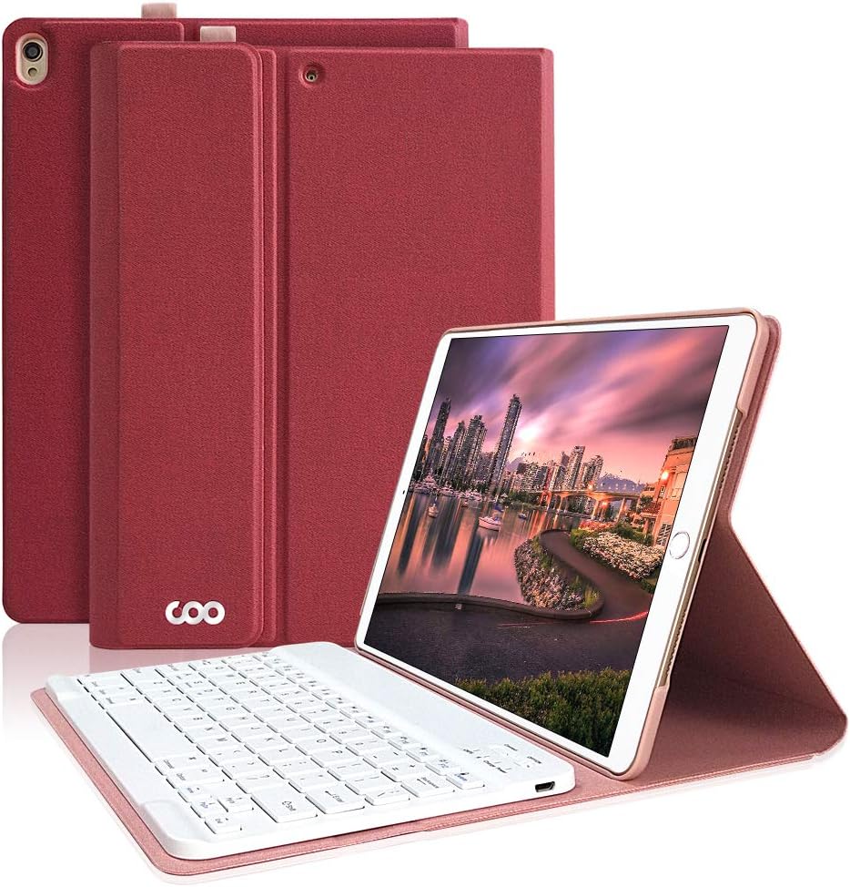 iPad Keyboard Case 10.5 for iPad Air 3rd Gen 2019 10.5/iPad Pro 10.5 2017-Detachable Wireless Bluetooth Keyboard with Magnetic Smart Case Cover for New iPad Air 10.5 Inch