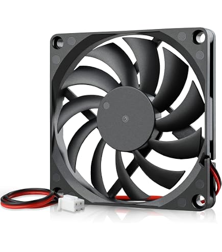 Amazon.com: 2Pcs DC 5V 8010 Fan 3D Printer 80x80x10 Brushless