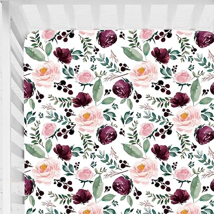 flower crib sheets