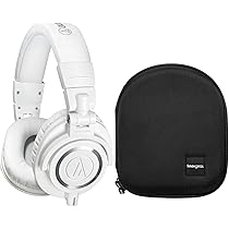 audio-technica ATH-M50xWH ホワイト Amazon.com: Audio-Technica ATH-M50xWH Monitor Headphones