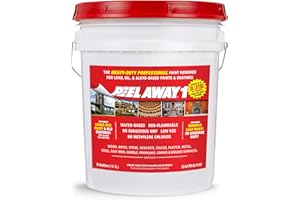 DUMOND Peel Away 1 Paint Remover - HEAVY DUTY - Removes Up to 30 Layers of Lead, Oil, & Alkyd-Based Paints & Coatings - The Older the Paint the Better - Complete Paint Removal System Under the Lid - 5 Gallon