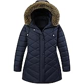 Pefflarge Women’s Plus Size Down Parka Puffer Coat | Detachable Hood, Waterproof, Windproof, Warm for Winter