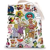 BWWKTOP Frog Crossbody Bag Piggy Fans Gift Fozzie Bear Sling Bag Gonzo & Rowlf the Dog Merchanddise