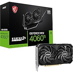 MSI GeForce RTX 4060 Ti Ventus 2X Black 8G OC