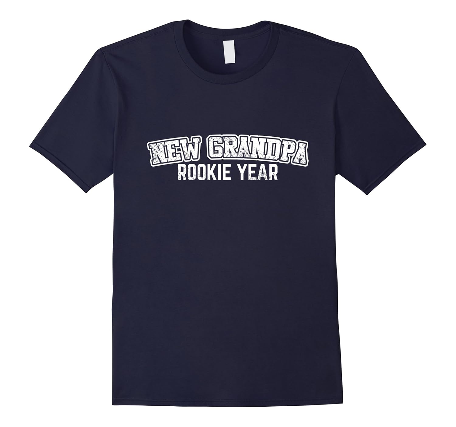 Men's New Grandpa Rookie Year T-Shirt | Funny Grandad Gift Tee-ANZ