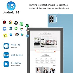 HOTTABLET 10" Android 15 Tablet with