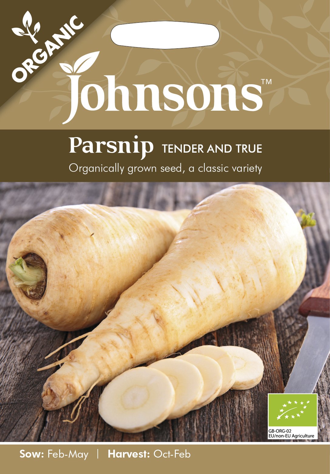 Johnsons ORG Parsnip Tender & True