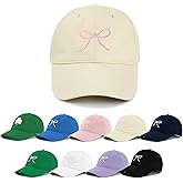 Zando Bow Baseball Cap for Women Men Girls Dad Trendy Adjustable Trucker Hat Cute Y2k Travel Golf Sports Sun Hats Accessories