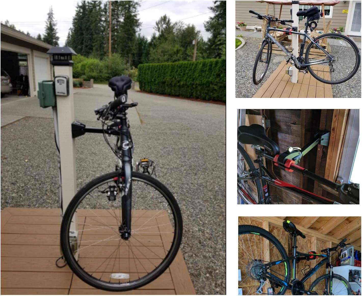 Artilife Bike Repair Storage Stand for Garage or Home, Wall-Mounted Foldable Storage Workstand Maintenance Rack with Quick Release Adjustment Clamp : Sports & Outdoors