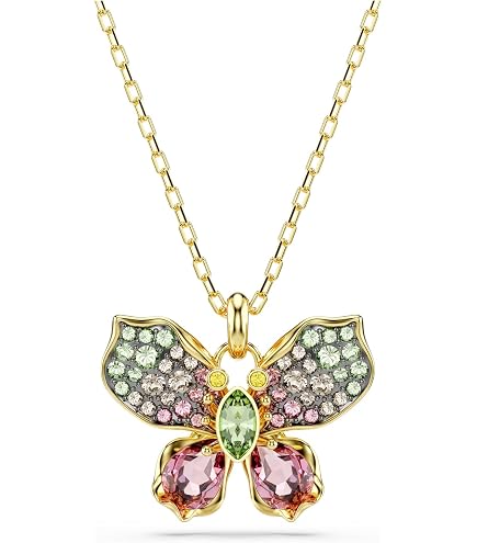 Amazon.com: Swarovski Latisha pendant, Flower, Pink, Rose-gold
