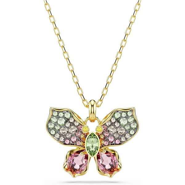 Amazon.com: Swarovski Latisha pendant, Flower, Pink, Rose