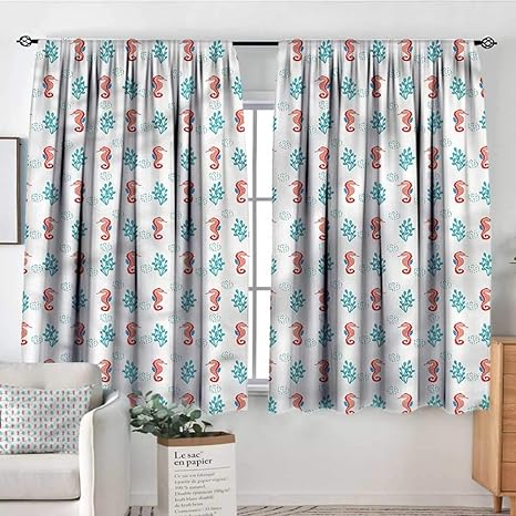 Amazon.com: Cortinas decorativas con estampado de caballo ...