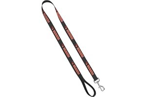 Moose Pet Wear Dog Leash – Oregon State University Beavers Pet Leash, 1 Inch Wide x 6 Feet Long, Beaver on Carbon Fiber