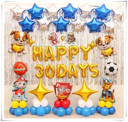 Amazon Com Baby Birthday Decoration Balloon Package Children