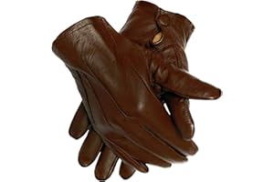 LEATHER LH HANDS "NA" Men's Dress Driving Genuine Sheep Leather Unlined Gloves