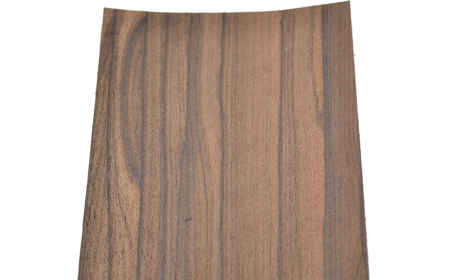 Ziricote Raw Wood Veneer Sheets 4 x 39 inches 1/42nd Thick