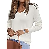 Arach&Cloz Women's Wool Blend Spring Sweaters Business Casual Outfits