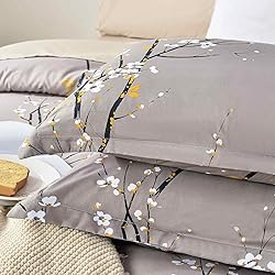 Nanko King Comforter Set 3 Pc 104x90, Gray Pastel