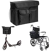Wheelchair Backpack Bag, Mobility Scooter Bag, Wheelchair Organizer for Walker Rollator Wheelchair Transport Chair, Convenient Organizer Pouch