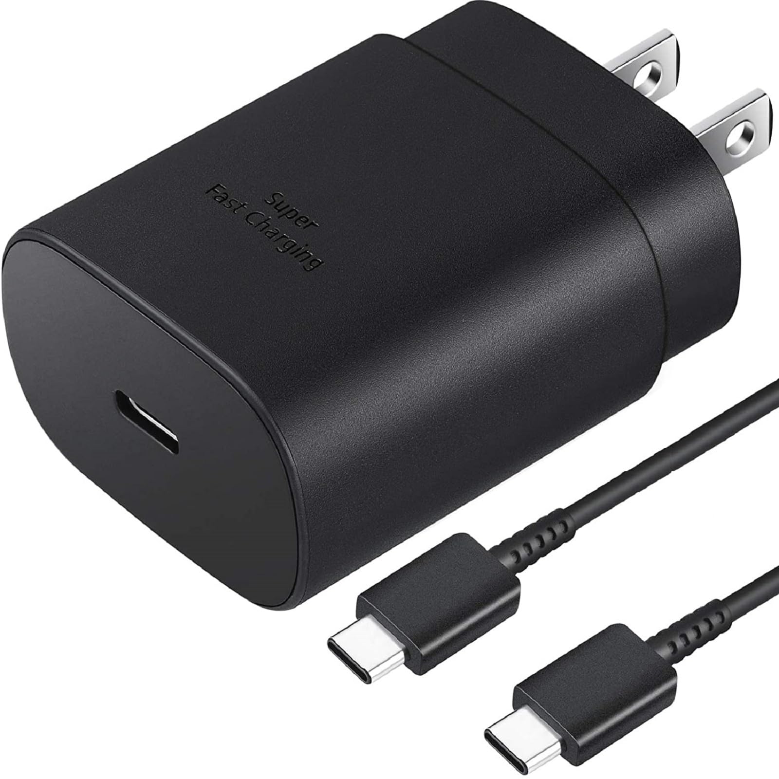 25W Samsung Charger Super Fast Charging Type C Charger USB C Samsung Fast Charger Compatible with Galaxy S25/S25+/S24/S23/S22/S21/Plus/Ultra/FE/A16/A15/A56/A55/C55/Note 20/10/Z Fold/Z Flip/Galaxy Tab