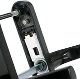 JCP uPVC Door Handle Pair 211mm Centres 92mm PZ 240x30 Backplate Black view 4