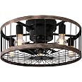 Ohniyou 58\" Low Profile Ceiling Fan With Light - APP And Remote Control...