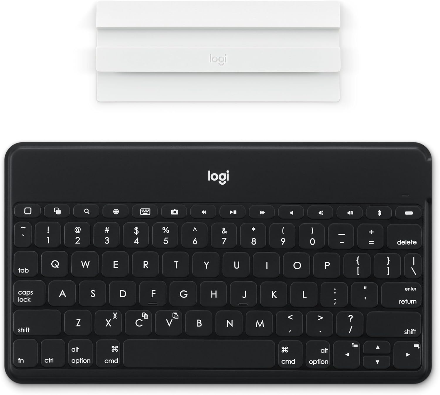 Amazon Co Jp ロジクール ウルトラ ポータブル キーボード Logicool Keys To Go Ultra Slim Bluetooth Keyboardik 1042bka Ipad Iphone Appletv対応 Computers Peripherals