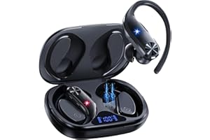 PARFESOD AI Translation Earbuds Real-Time: 166 Languages Audifonos Traductores Inglés Español, 60 Hours Battery - Seamless Translator Headphones for Travel Business Learning, iOS & Android Support Black