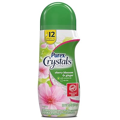 Purex Crystals In-Wash Fragrance and Scent Booster, Cherry Blossom &amp; Ginger, 15.5 Ounce