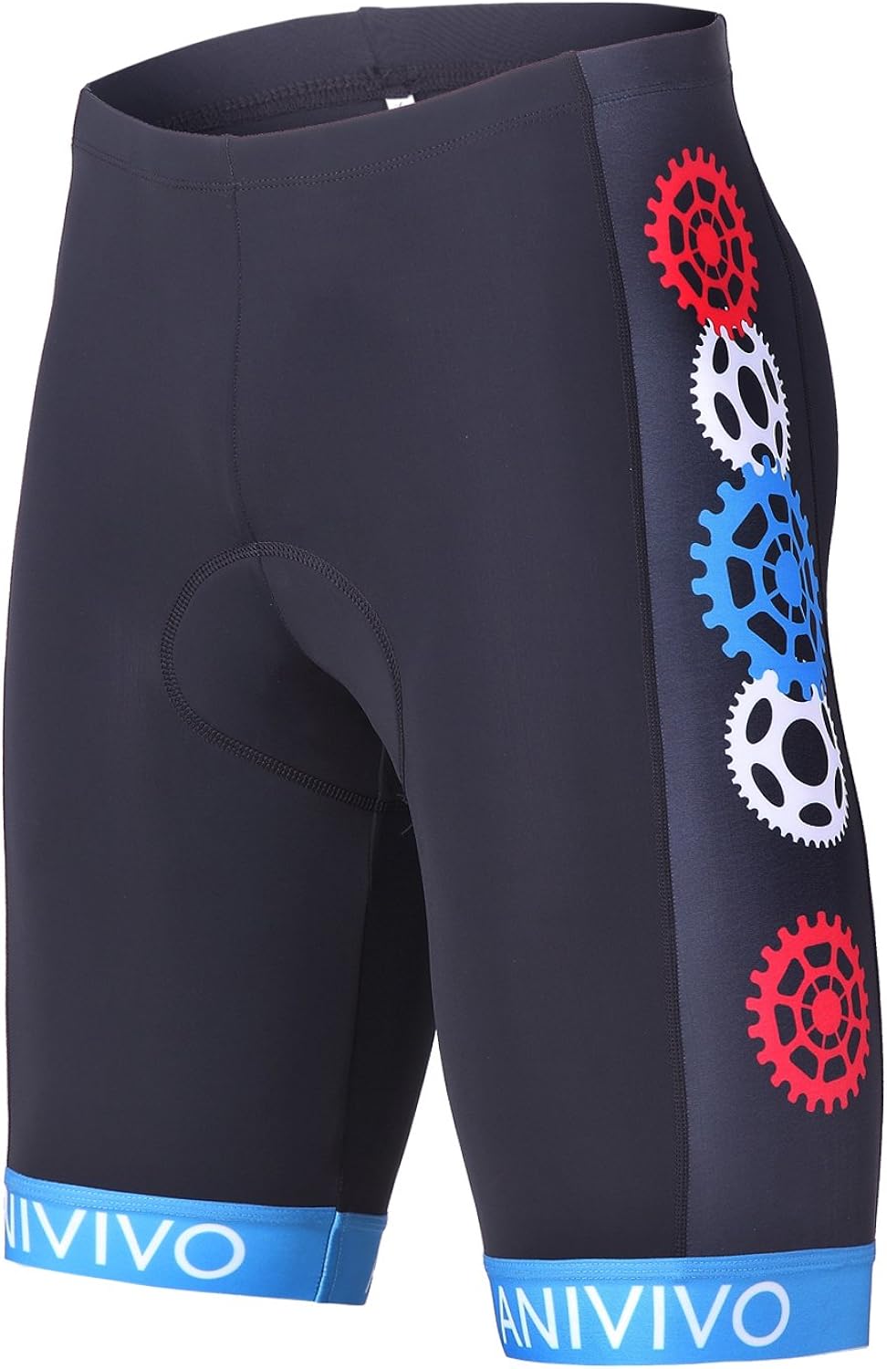 ANIVIVO Cycling Shorts Men Cool Max Padded, Mens Bike Shorts Comfort Road Bike Shorts with Anti-Slip Belt : Clothing