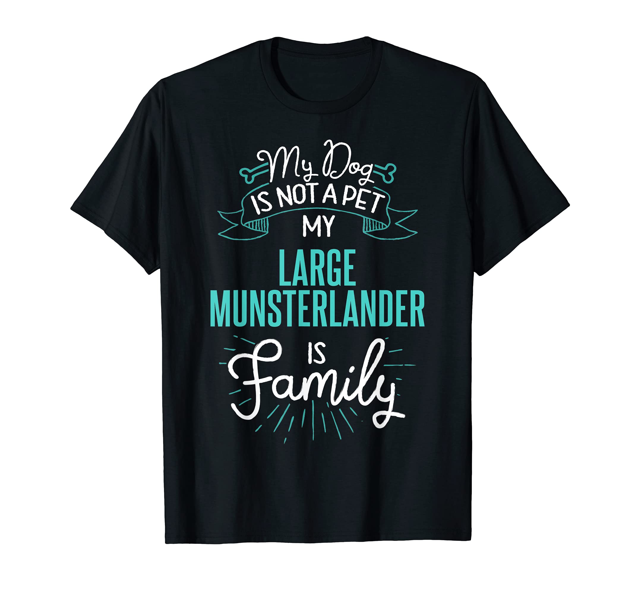 Cute Large Munsterlander Design Family Dog Giftn T-Shirt