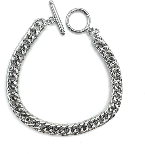 Amazon メンズ ブレスレット Bts ジミン着用タイプ チェーン 喜平 サージカルステンレス 人気デザイン 18cm ブレスレット 通販