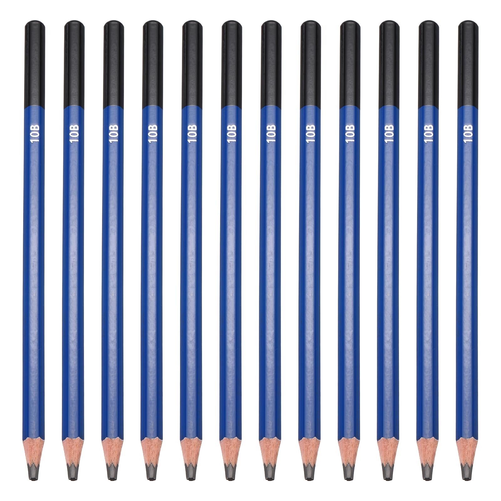 PATIKIL 10B Drawing Pencils, 12PCS Sketch Pencils for Drawing, Sketching, Painting