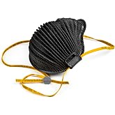 Moldex&reg; M4620 N95 AirWave&reg; M Series, Disposable Particulate Respirator Mask with SmartStrap&reg; and Full Foam Flange, NIOSH Approved, Pack of 10, Black, Size Medium/Large
