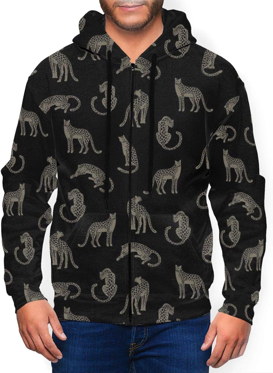 sweater with leopards