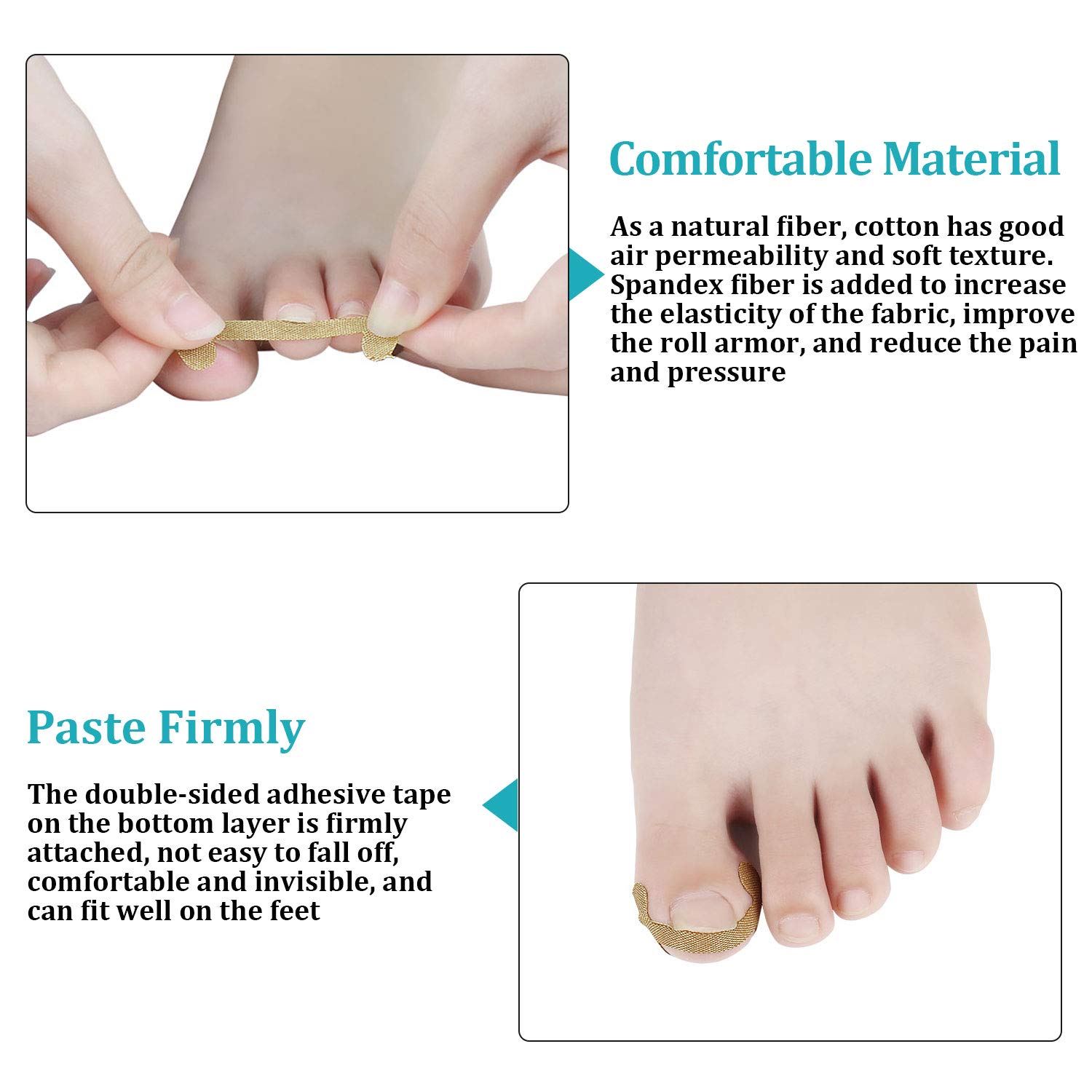 122 Pieces Ingrown Toenail Tool Set, Include Ingrown Toenail File and Lifter, 60 Pieces Elastic Patch Curved Toenails Brace Stickers and 60 Pieces Ingrown Toenail Correction Stickers: Beauty
