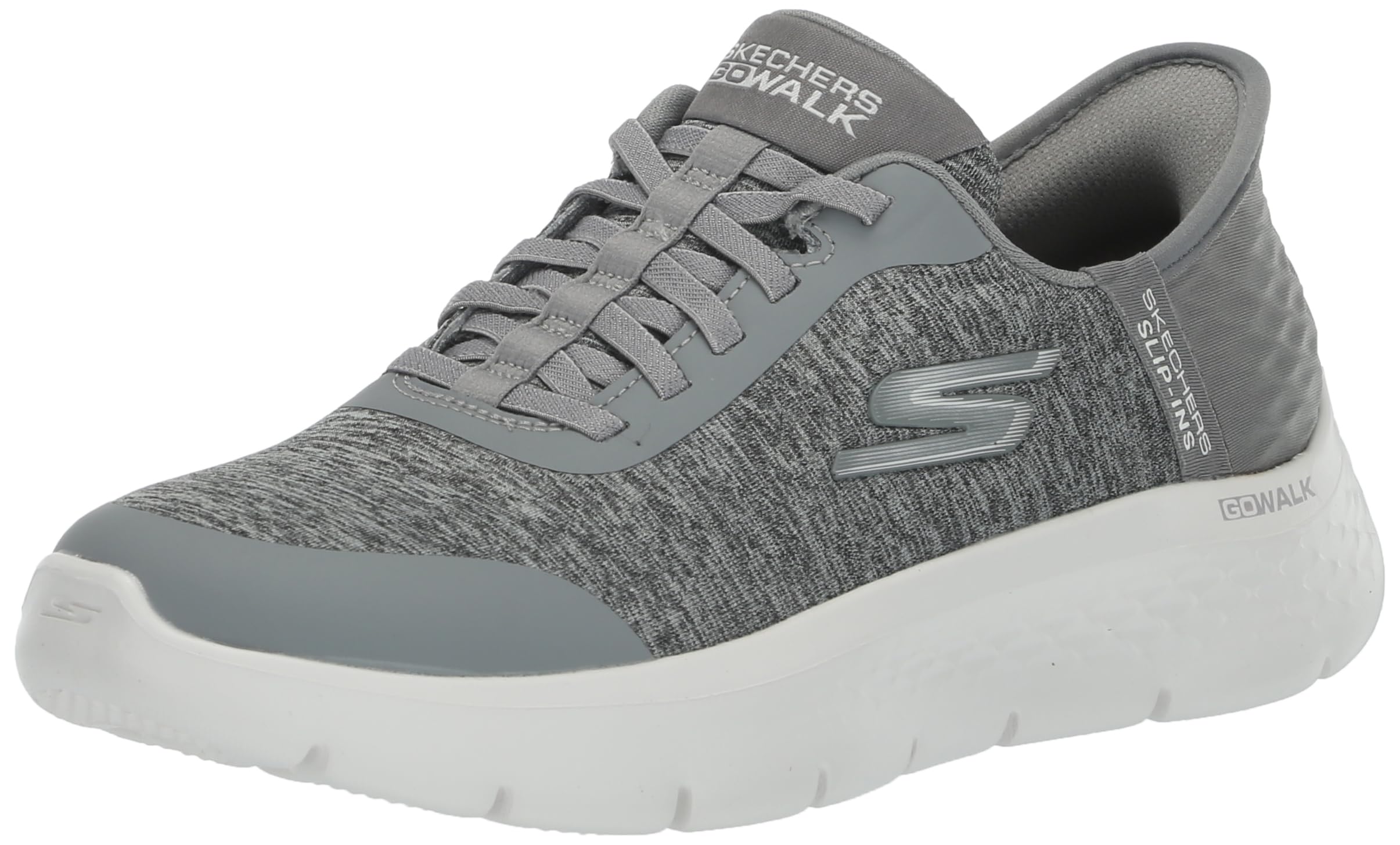 Skechers Women's Go Walk Flex Dacey Hands Free Slip-Ins Sneaker, Gray, 6 Wide US Image